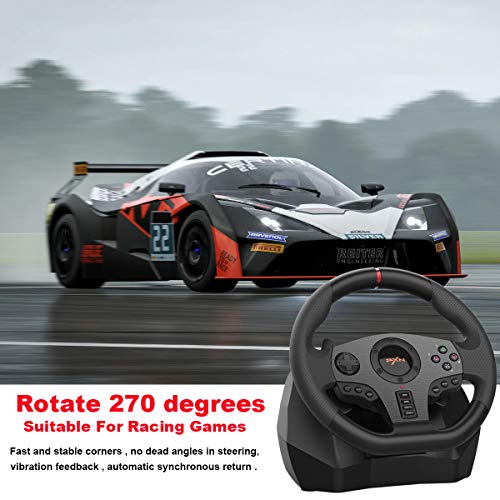 PC Steering Wheel with Linear Pedals J450