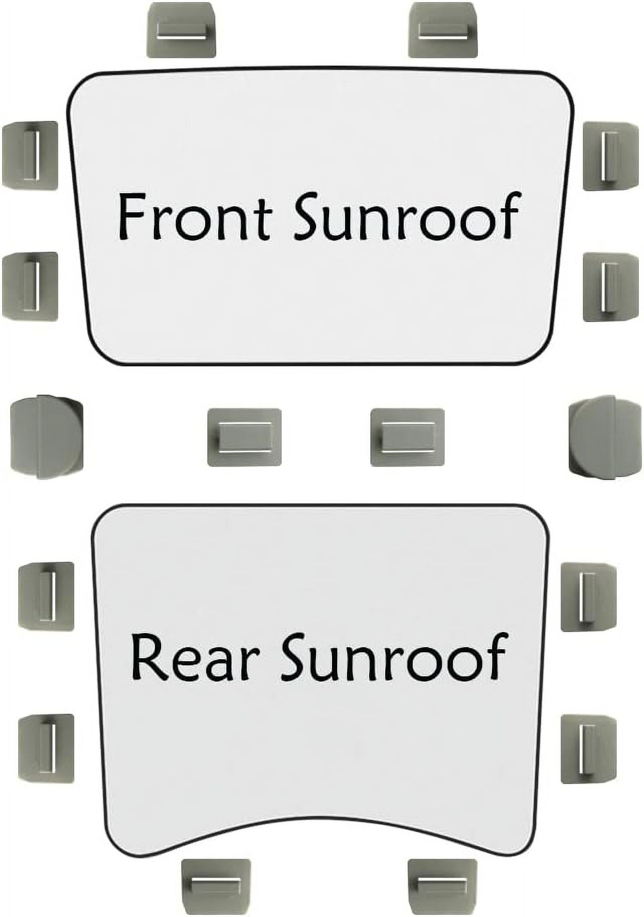 16 PCS White Sunshade Clips for Roof Shade I92546