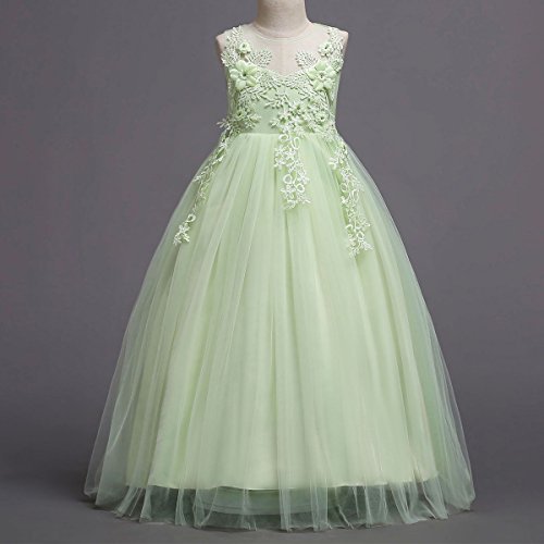 Big Girls Tulle Dresses Floor Length Ball Gown A6282
