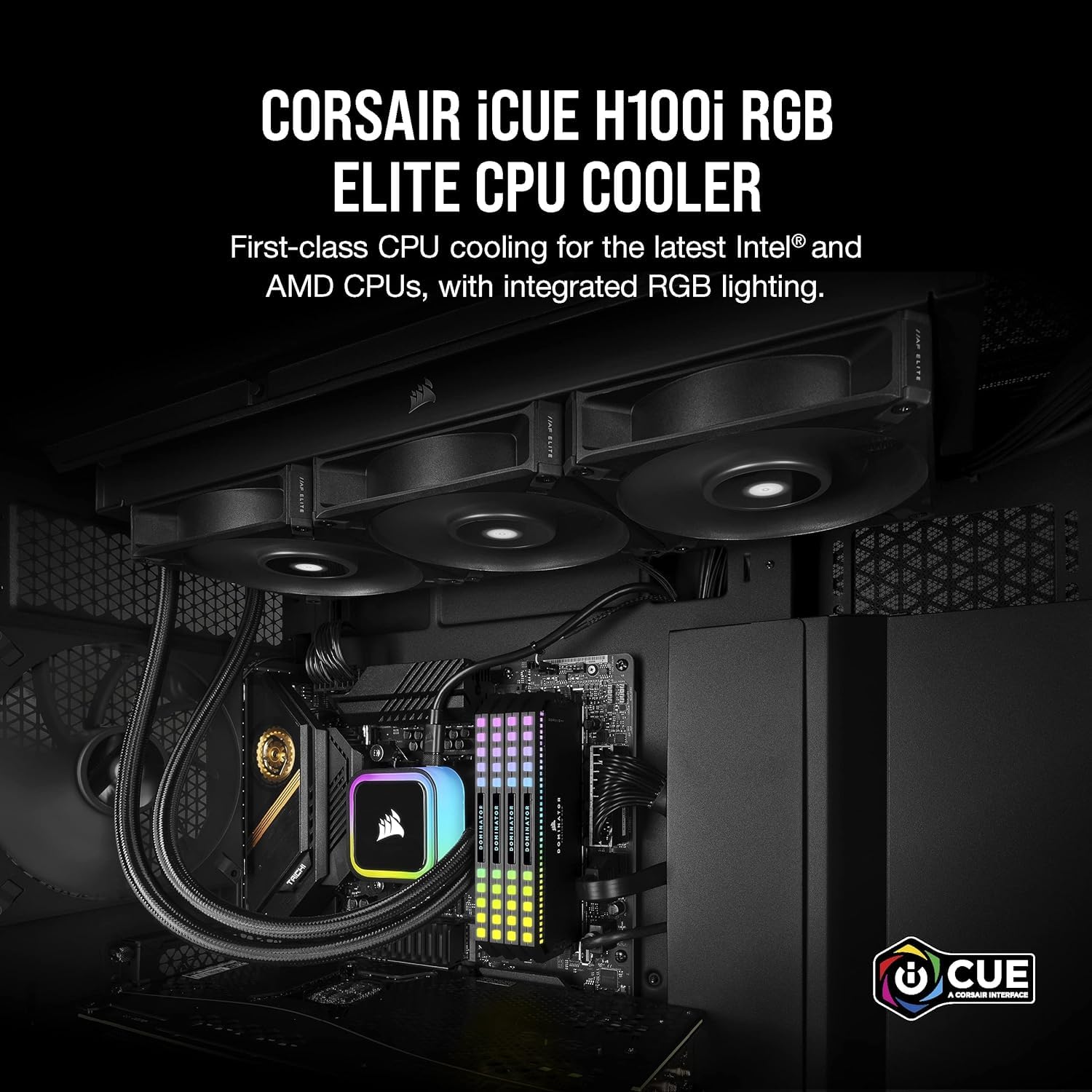 Black 240mm Liquid CPU Cooler O8195