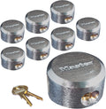 8 Pack Chrome Rekeyable Pin Tumbler Padlock Y799