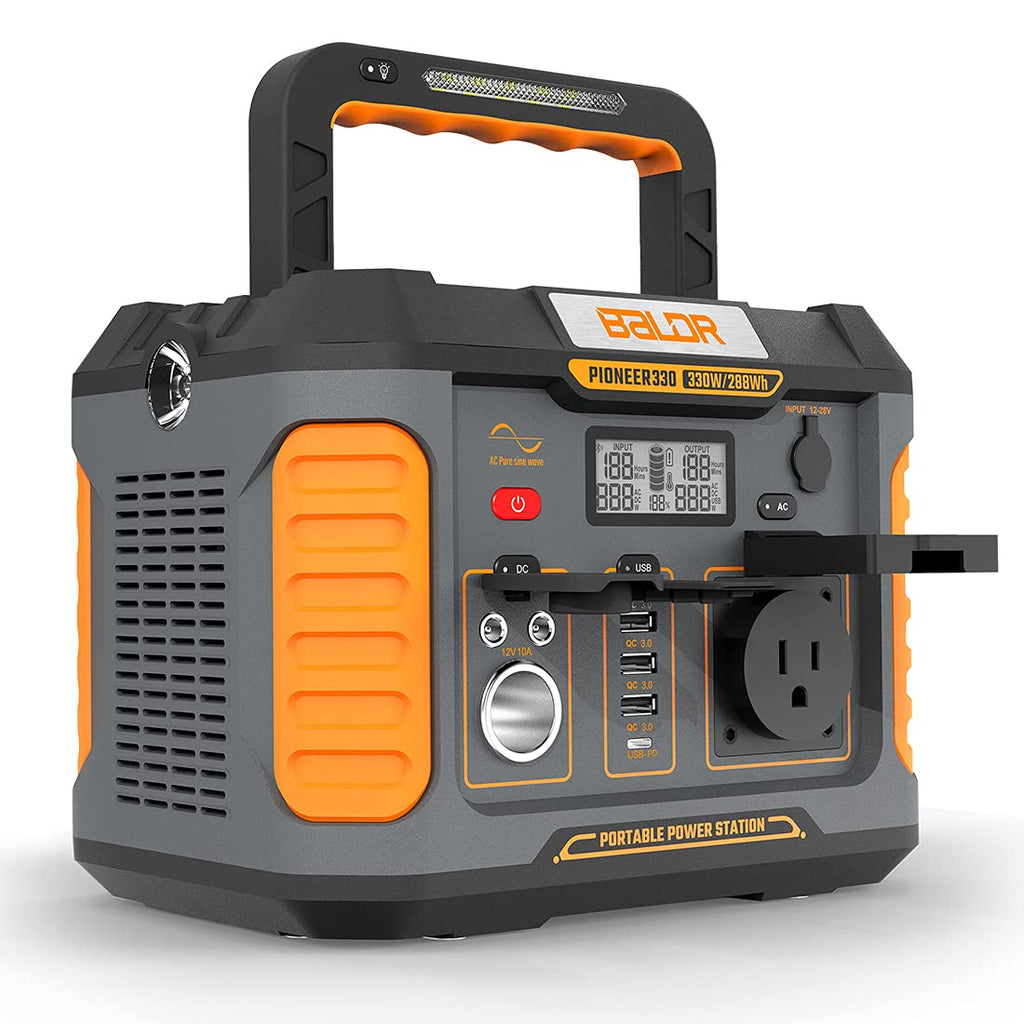 Portable Power Station 500W 461Wh Lithium Battery with 120V Pure Sine Wave Inverter I360