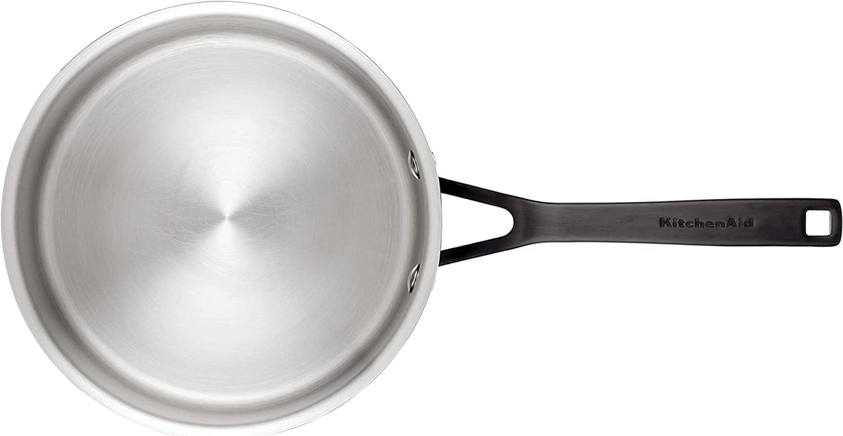 5-Ply Clad Stainless Steel Saucepan with Lid, 3 Quart F10897