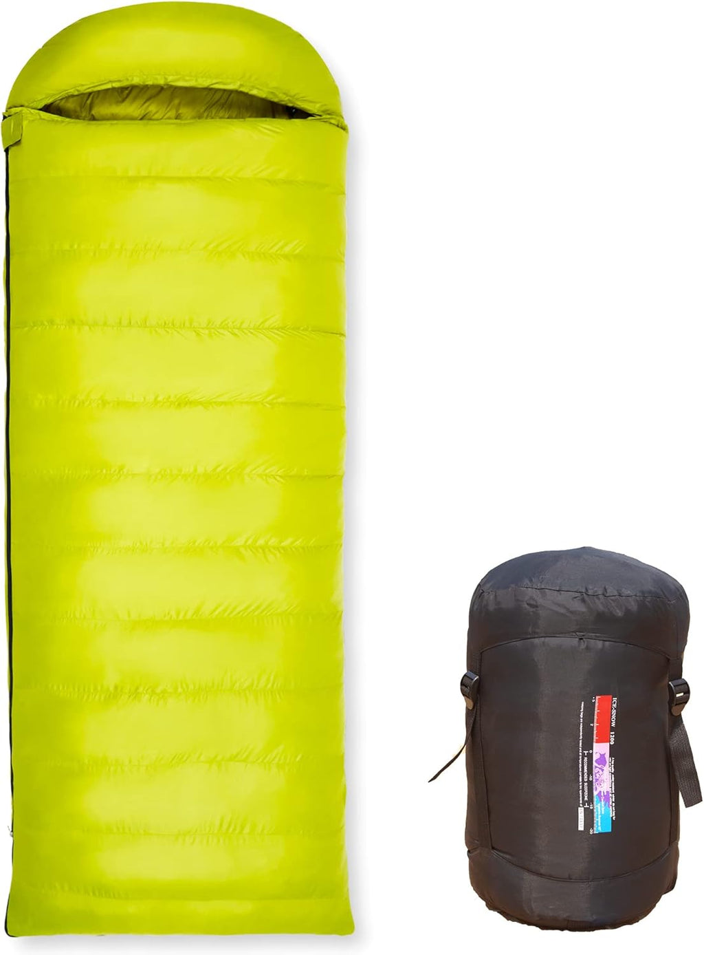 850 Fill Power 95% Goose Down 4 Season Envelope Sleeping Bag W1489
