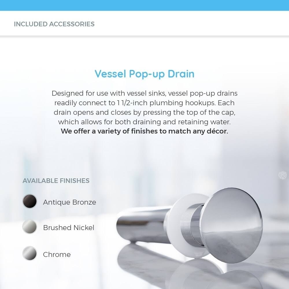 Turquoise/Brushed Nickel Vessel Sink K4814