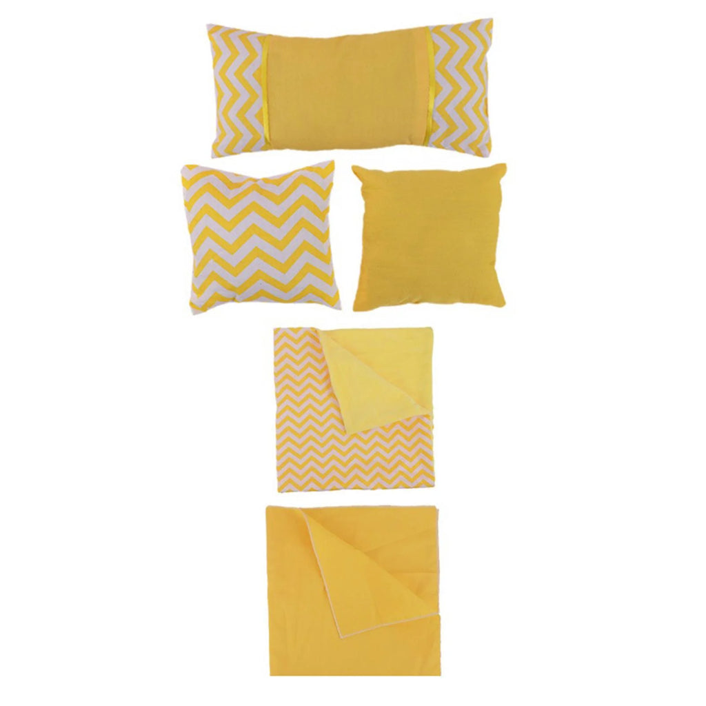 Yellow 18 inch Doll Bedding Set L384185