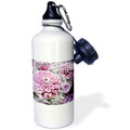 Pink Zinnias Floral Summer Photography 21 oz Sports Water Bottle N99640