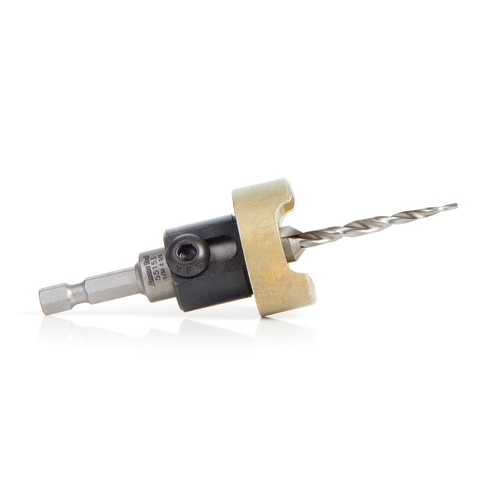 Carbide Tipped 82 Degree Countersink with Tapered Drill and Adjustable Depth O648123