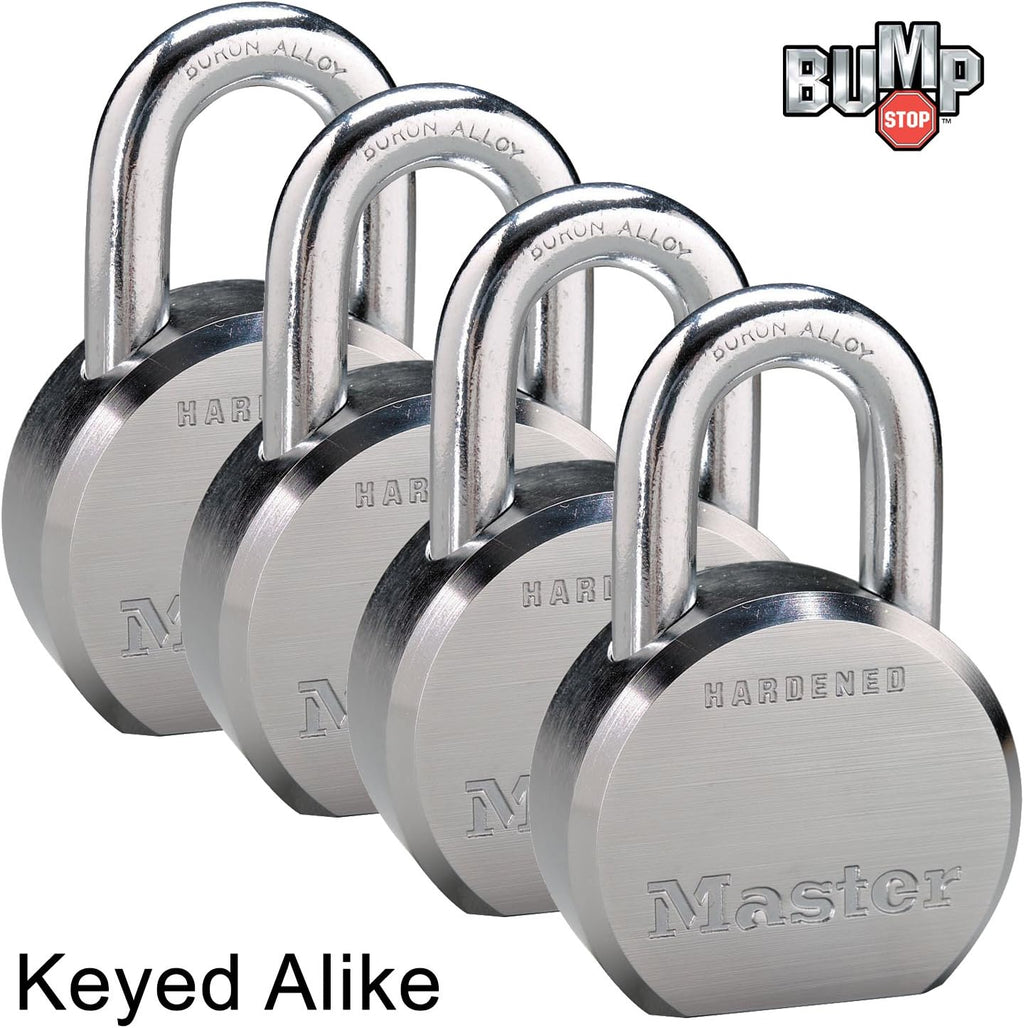 4 High Security Pro Series Keyed Alike Padlocks H387550