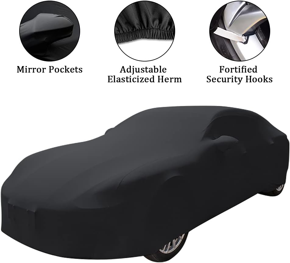 Black Velvet Indoor Car Cover Q6945