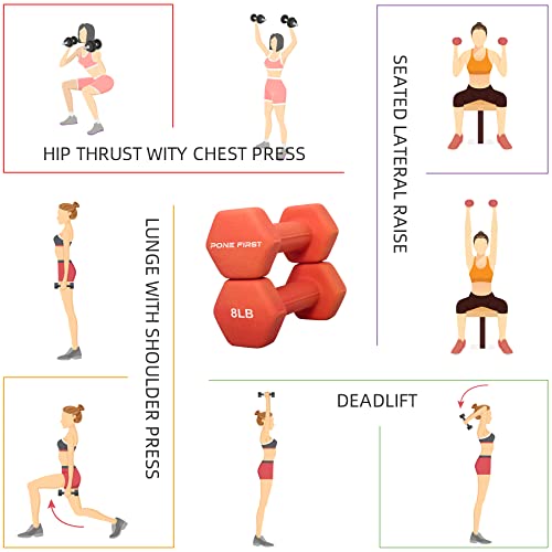 Neoprene Dumbbell Pairs 2LB 3LB 5LB 8LB 10LB B35263