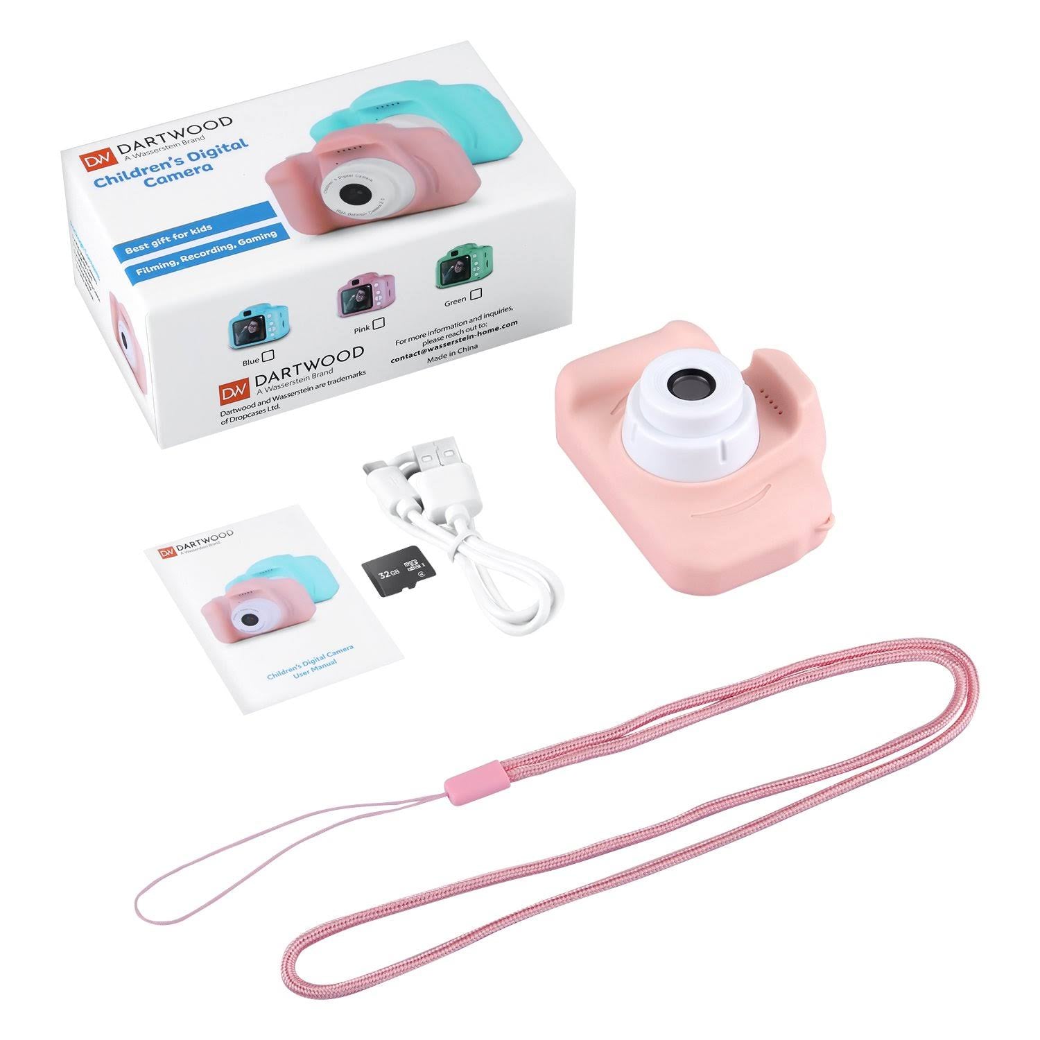 Green 2-Pack 1080p Digital Kids Camera with 32GB SD Card J162270