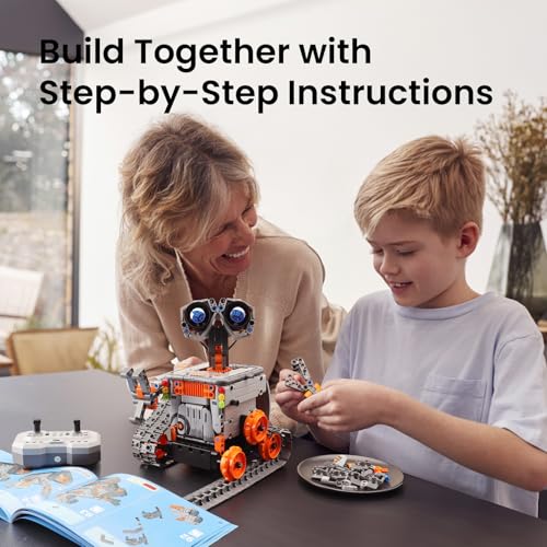 Blue 5in1 Robot Building Kit with 488 Pieces L9643