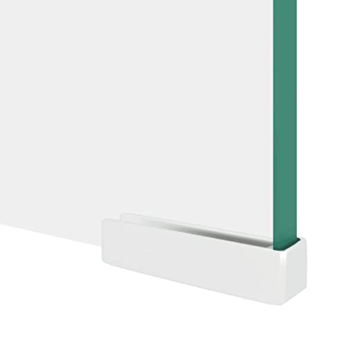 Clear Glass TV Stand 39.4"x11.8"x5.1" U3562