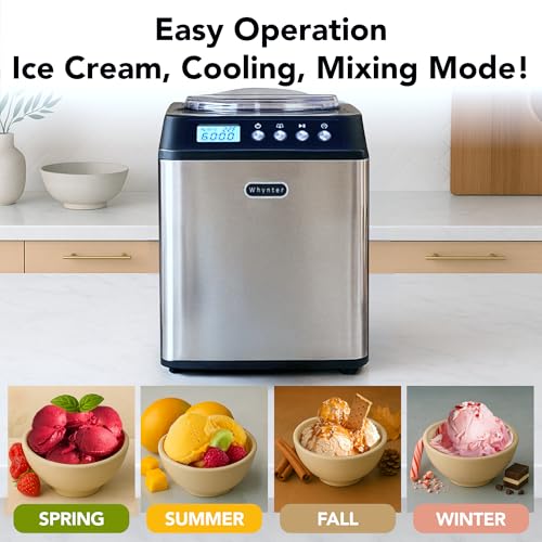 2.1 Qt. Stainless Steel Ice Cream Maker D8955