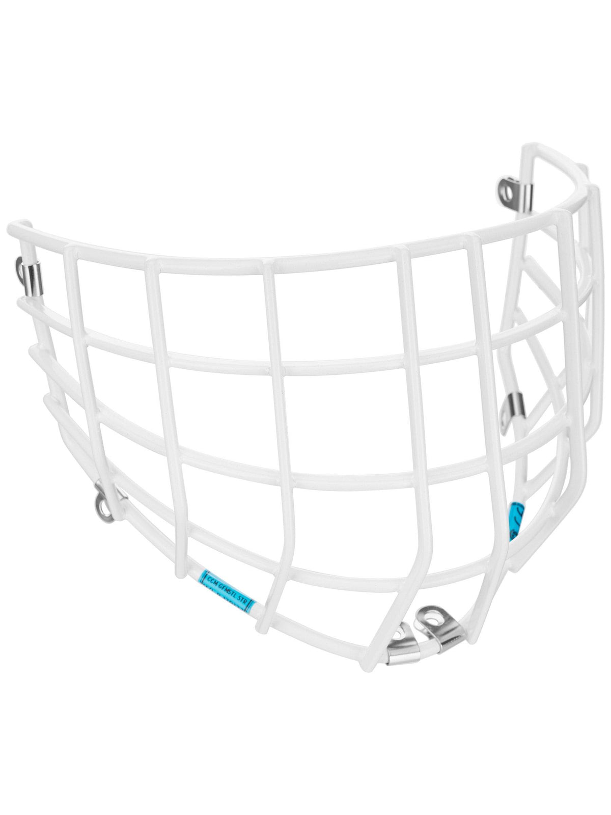 White M/L Hockey Goalie Cage G8813