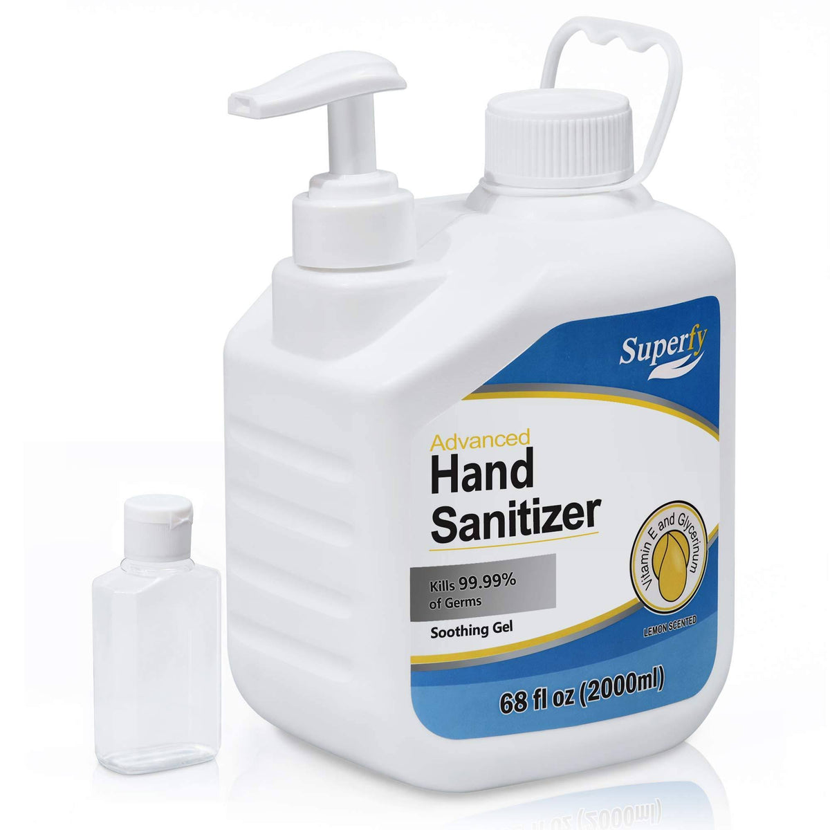 Touchless Automatic Hand Sanitizer Dispenser Stand with 0.5 Gallon Gel A518894