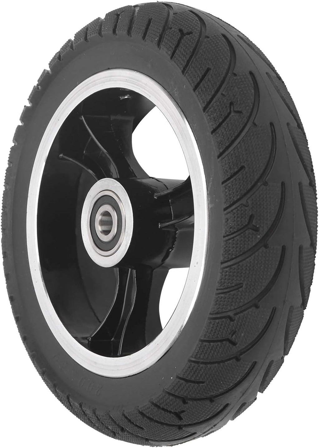 8in Front Solid Non-Pneumatic Tire with Hub, Pack of 2 R940037