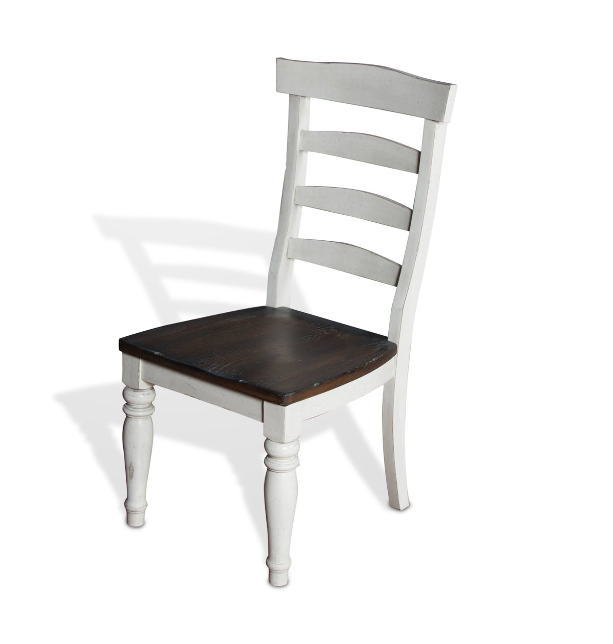 Ladderback Chair, Wood Seat P42027