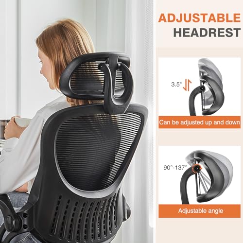 Pink Ergonomic High-Back Mesh Desk Chair with Wheels U1460