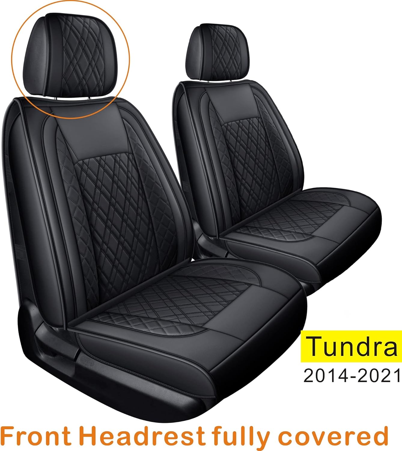 Gray Faux Leather Seat Covers Full Set Q596