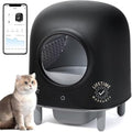 Black Automatic Self Cleaning Cat Litter Box T284522