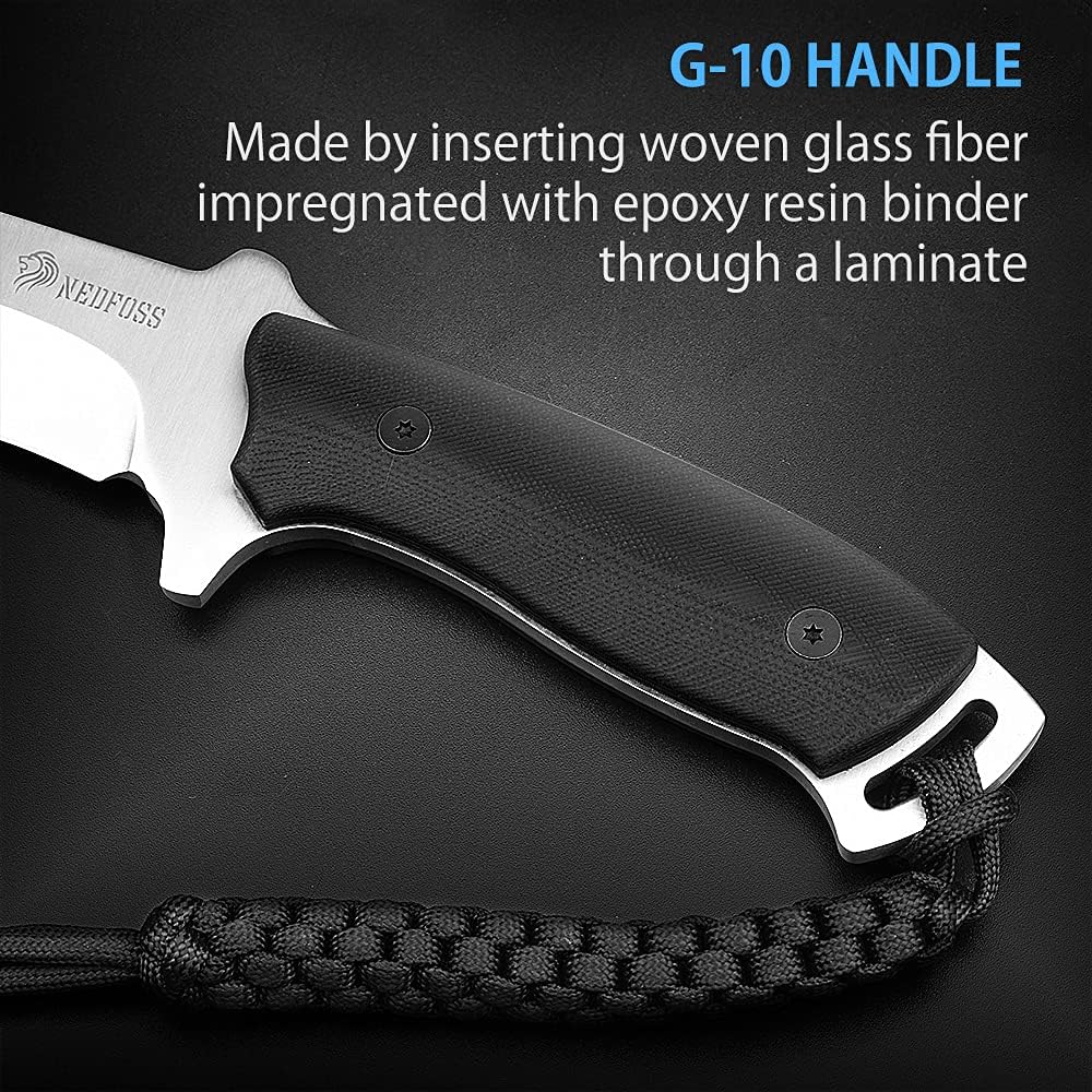 Fixed Blade Full Tang Kukri Machete with G10 Handle L33201