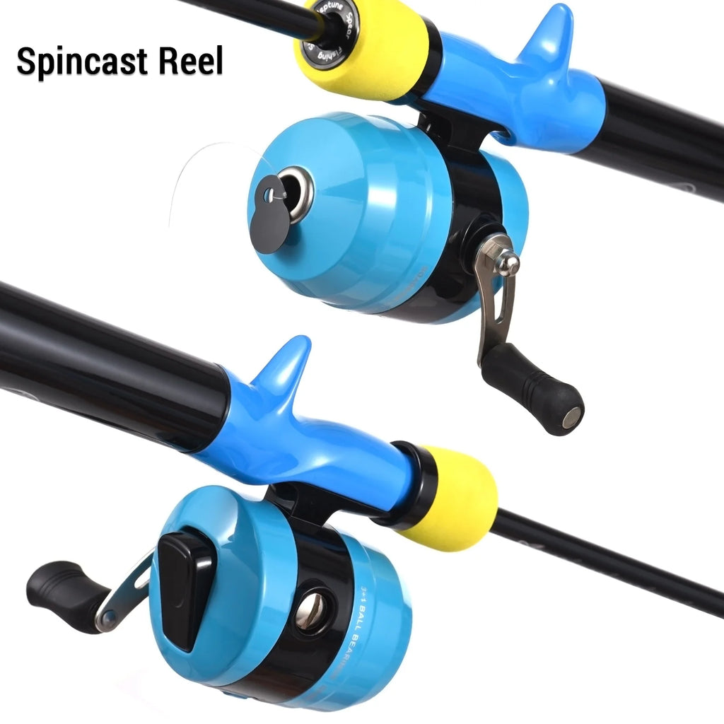 Kids Fishing Combo Spinning Rod and Reel Set with Tackle Box P90351
