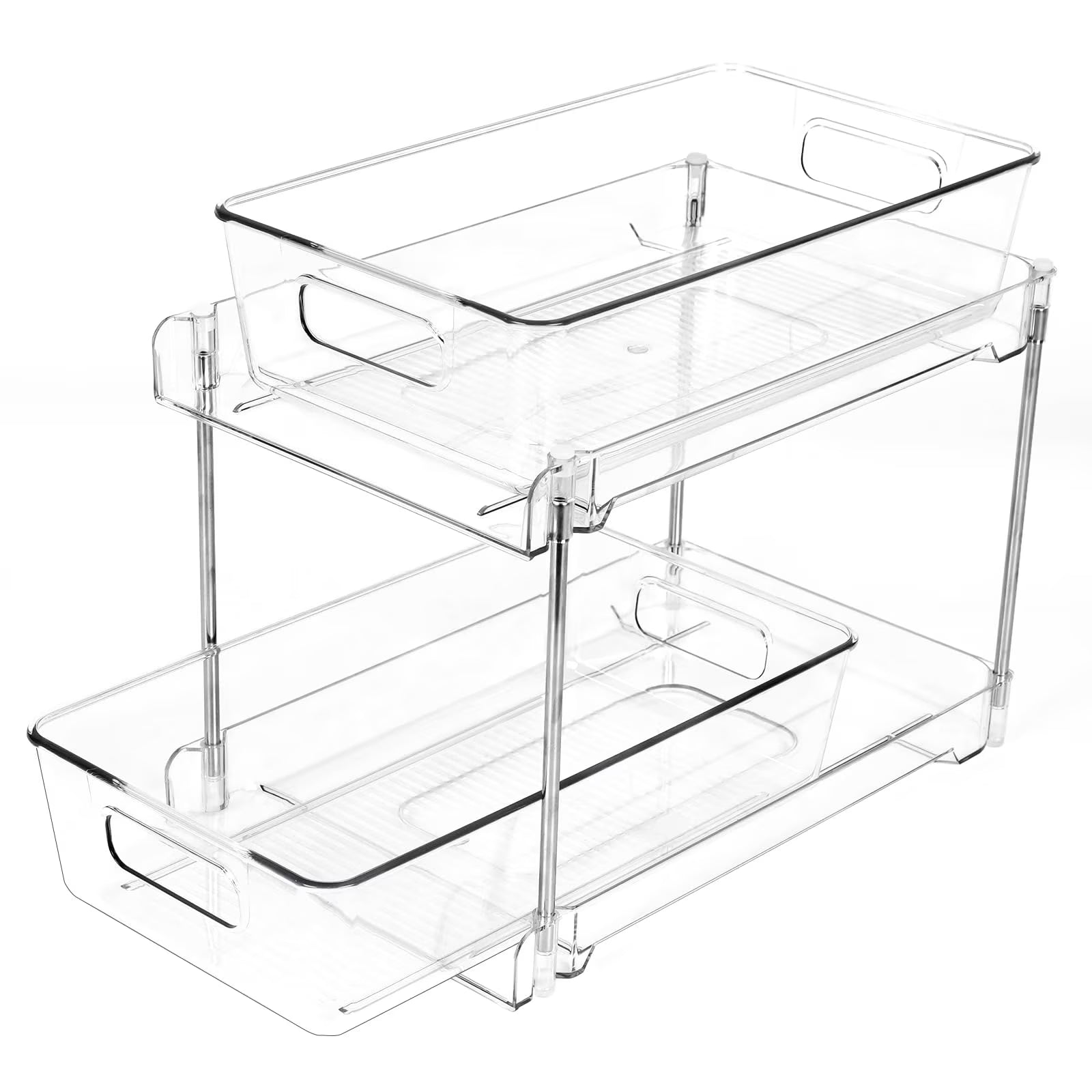 Clear 2-Tier Under Sink Pull-Out Drawer Z482762