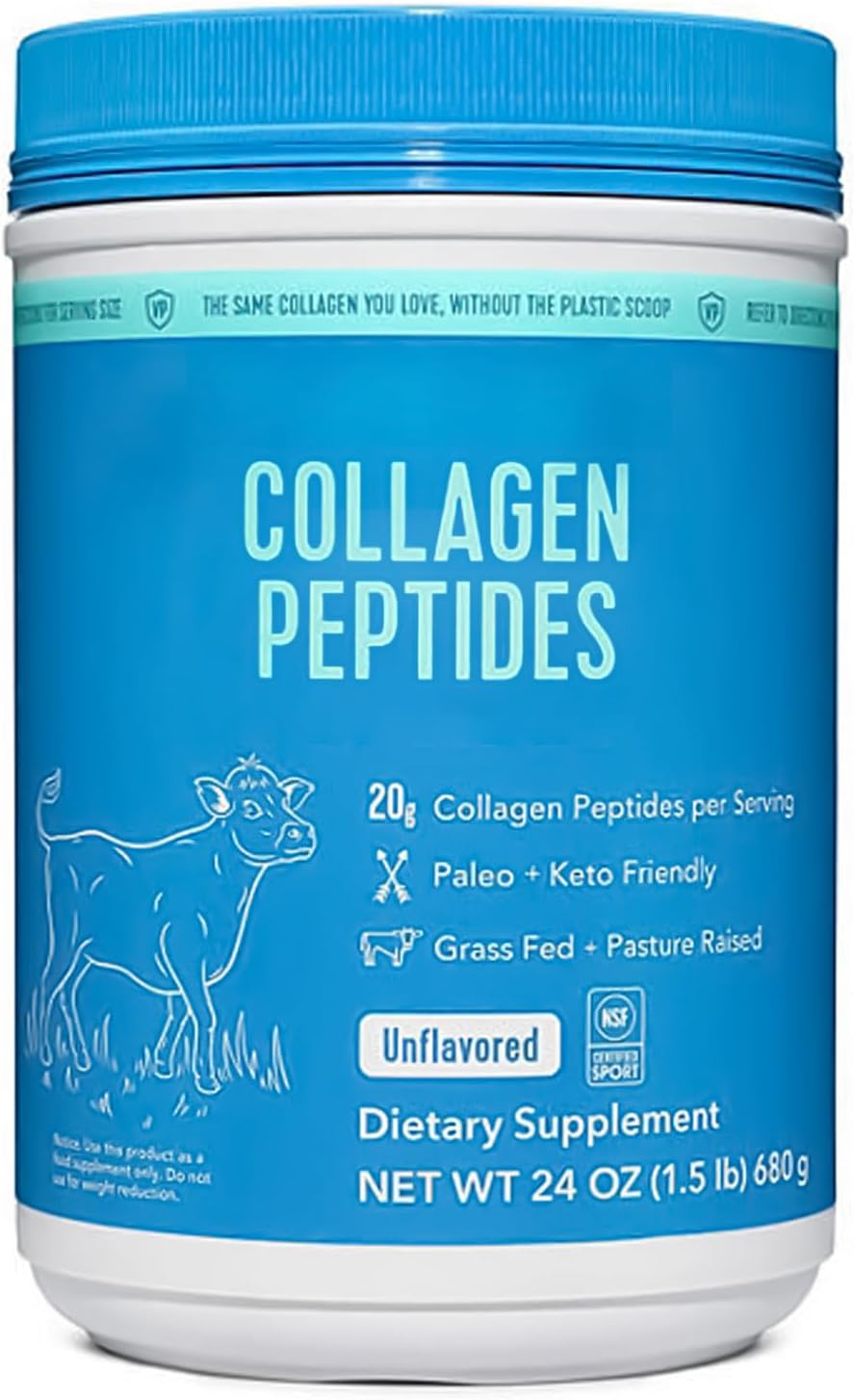 Unflavored Collagen Peptides Powder, 24 oz L151382