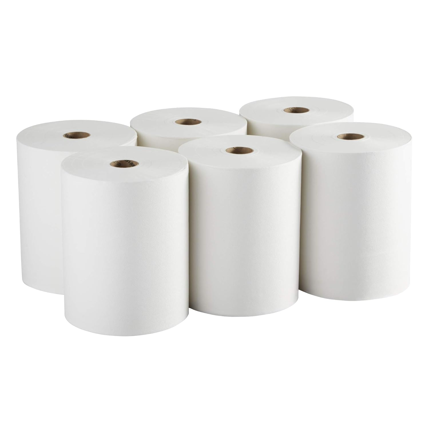White Recycled Paper Towel Roll, 800 Feet, 6 Rolls Per Case T9693