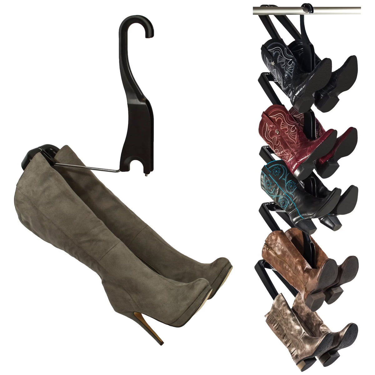 5-Pair Hanging Boot Storage Rack Z248