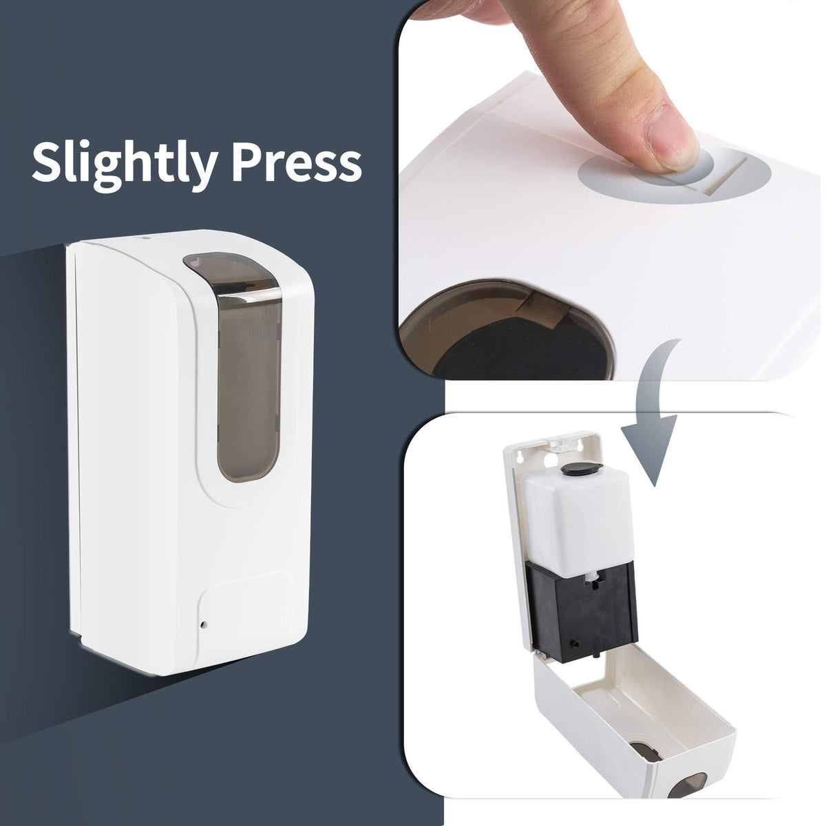 Touchless Automatic Hand Sanitizer Dispenser Stand with 0.5 Gallon Gel A518894