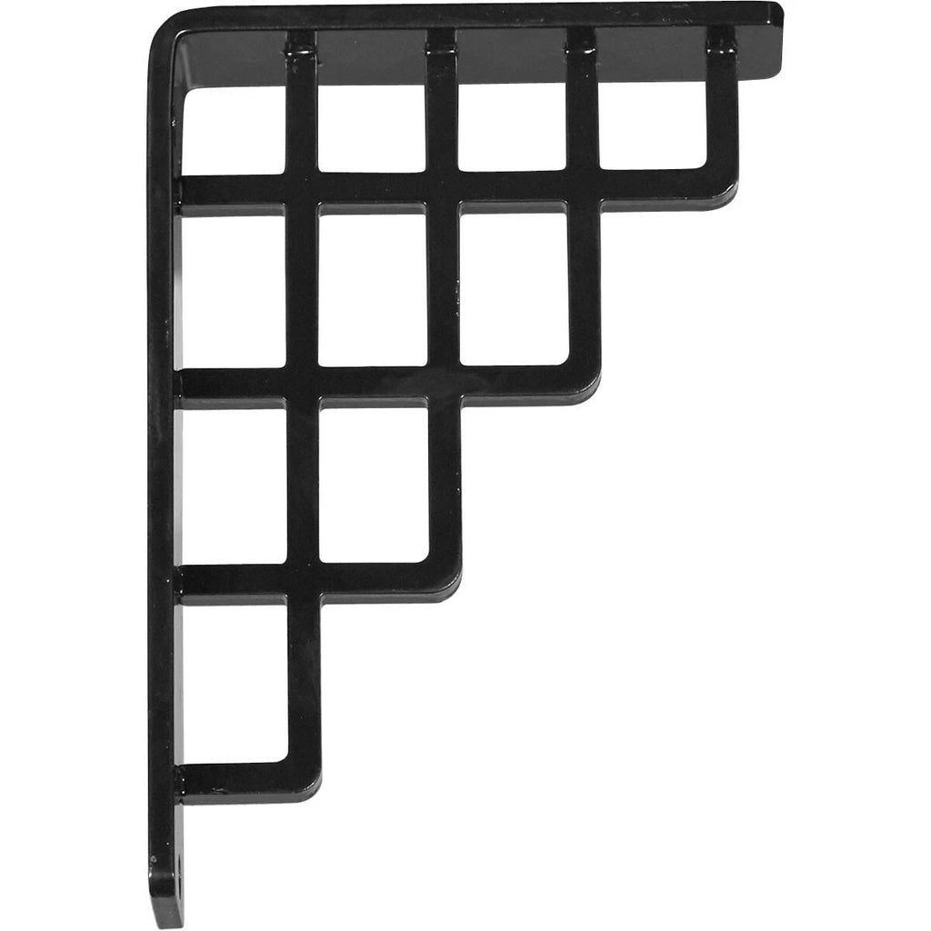 Wrought Iron Bracket Antiqued Bronze Triple Center brace D99278