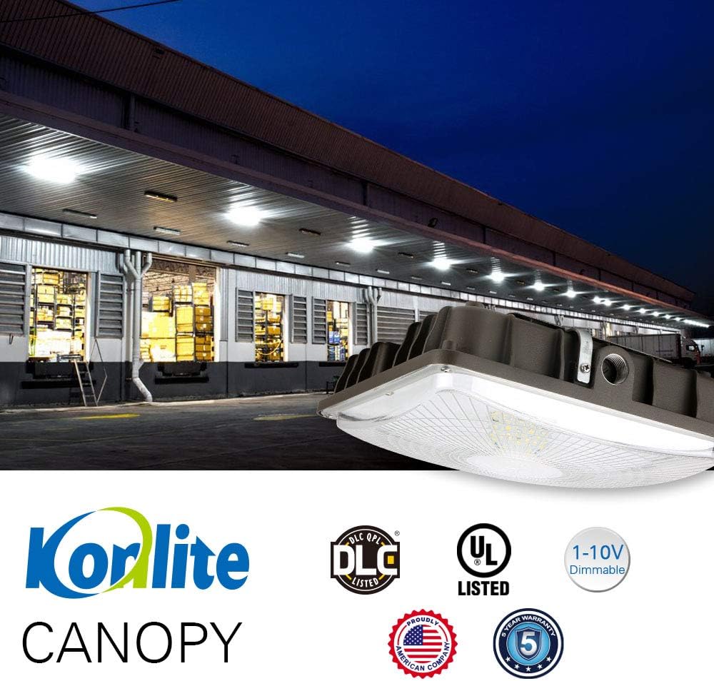 40W LED Canopy Area Light 6 Pack 5000K X7002