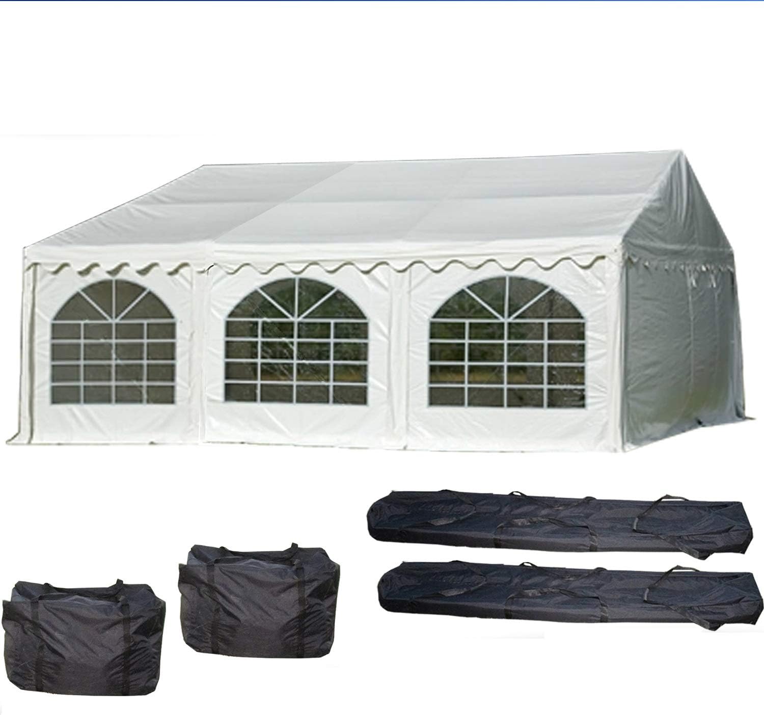 20'x20' White PVC Party Tent S1133