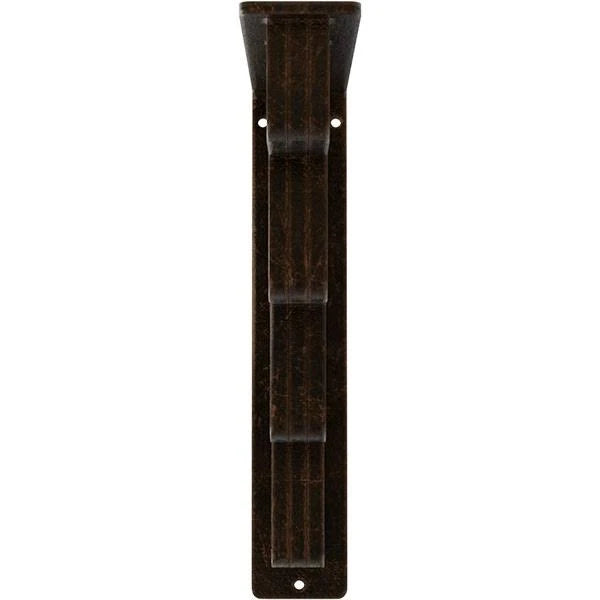 Wrought Iron Bracket Antiqued Bronze Triple Center brace D99278