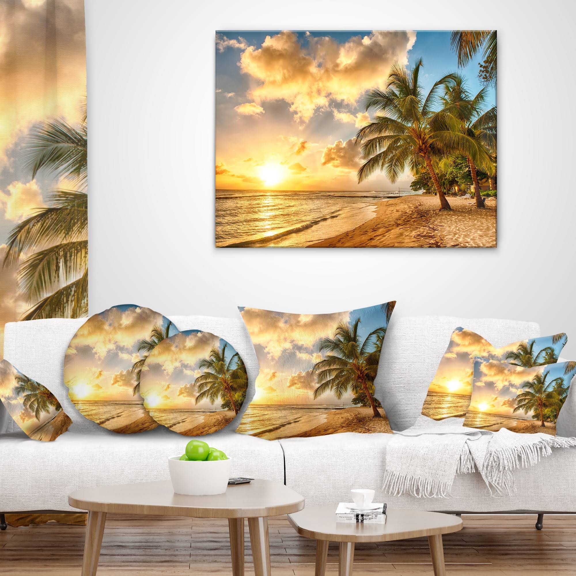 40 inch x 20 inch Seascape Canvas Artwork U1888