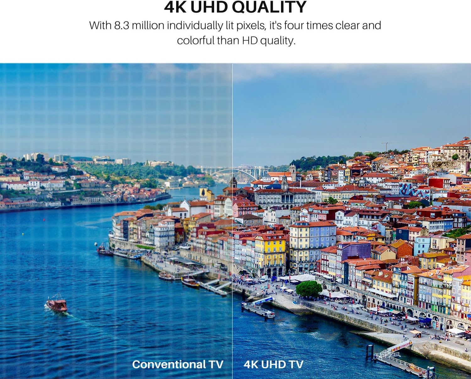 55 inch 4K UHD HDR Smart LED Android TV F2197
