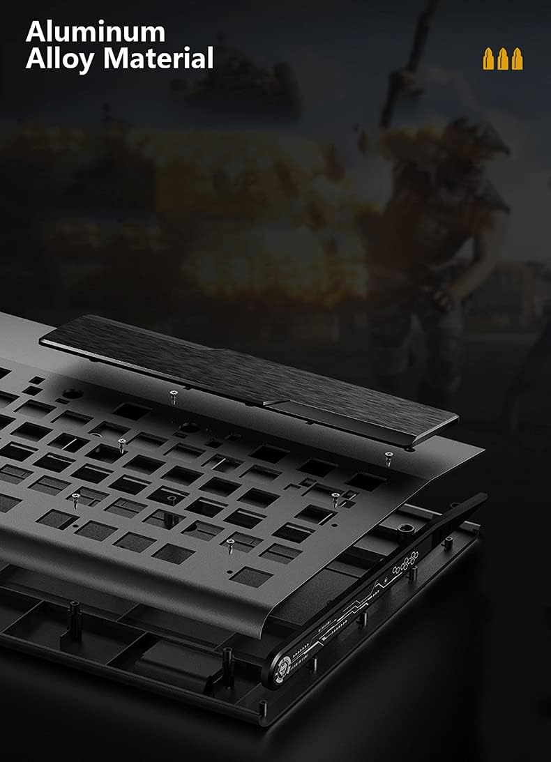 104-Key Mechanical Gaming Keyboard with Mouse and Mouse Pads I8819