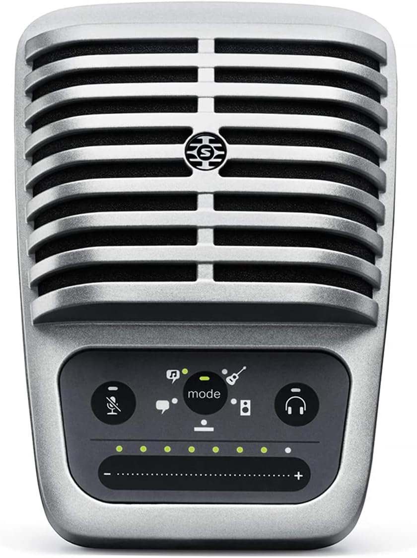 Digital Large-Diaphragm Condenser Microphone with USB, Lightning and USB-C Cables Q961