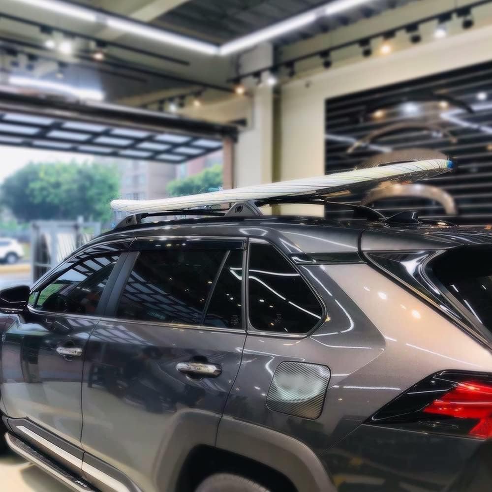 Roof Rack Cross Bars Aluminum Black K196101