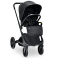 2 in 1 Convertible Baby Stroller with Aluminum Frame (Black) Y407191