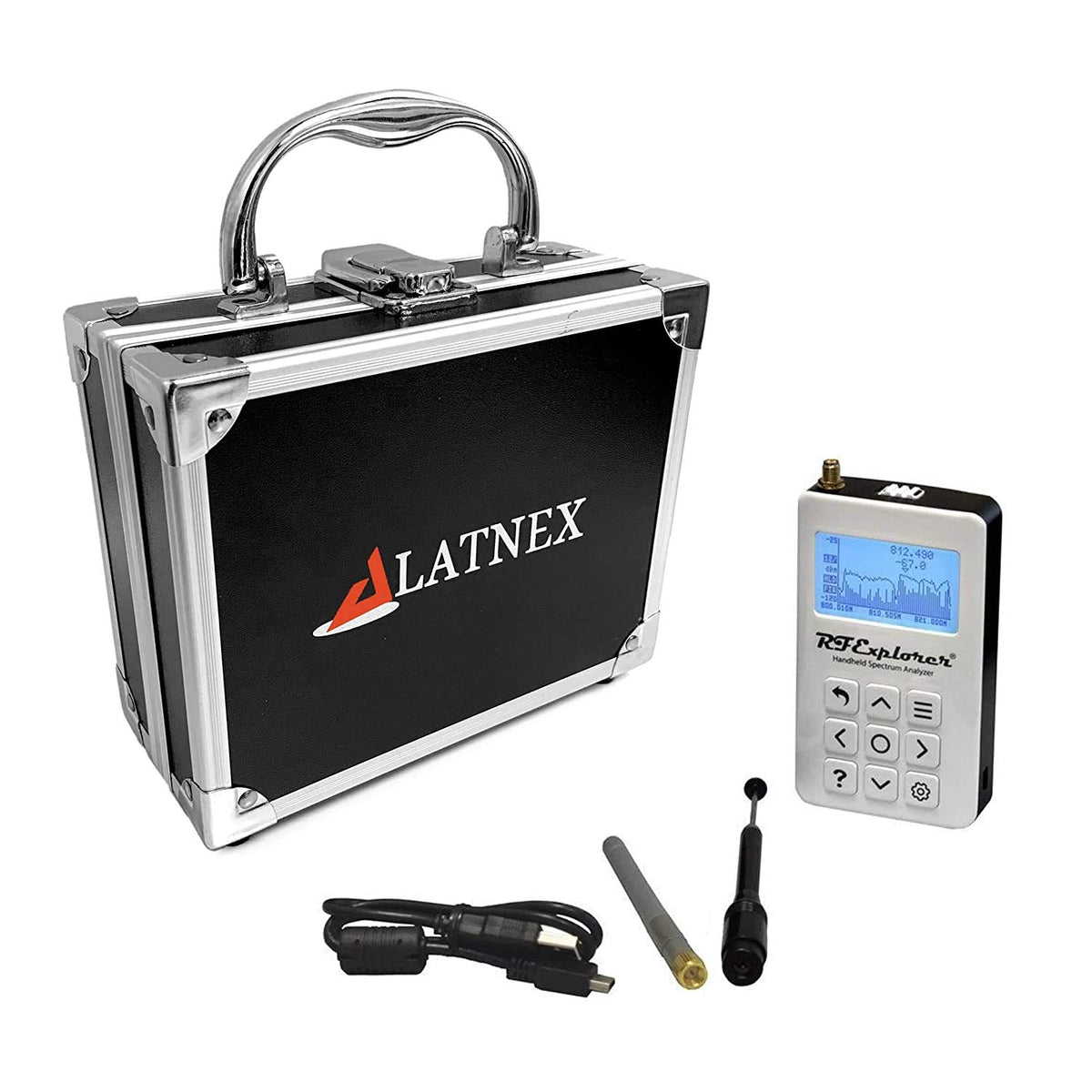 6G Combo Plus Slim Spectrum Analyzer with Aluminum Carrying Case R642