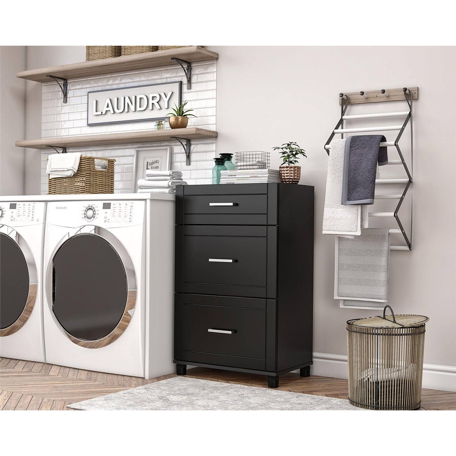 White 3 Drawer Base Cabinet Z115823