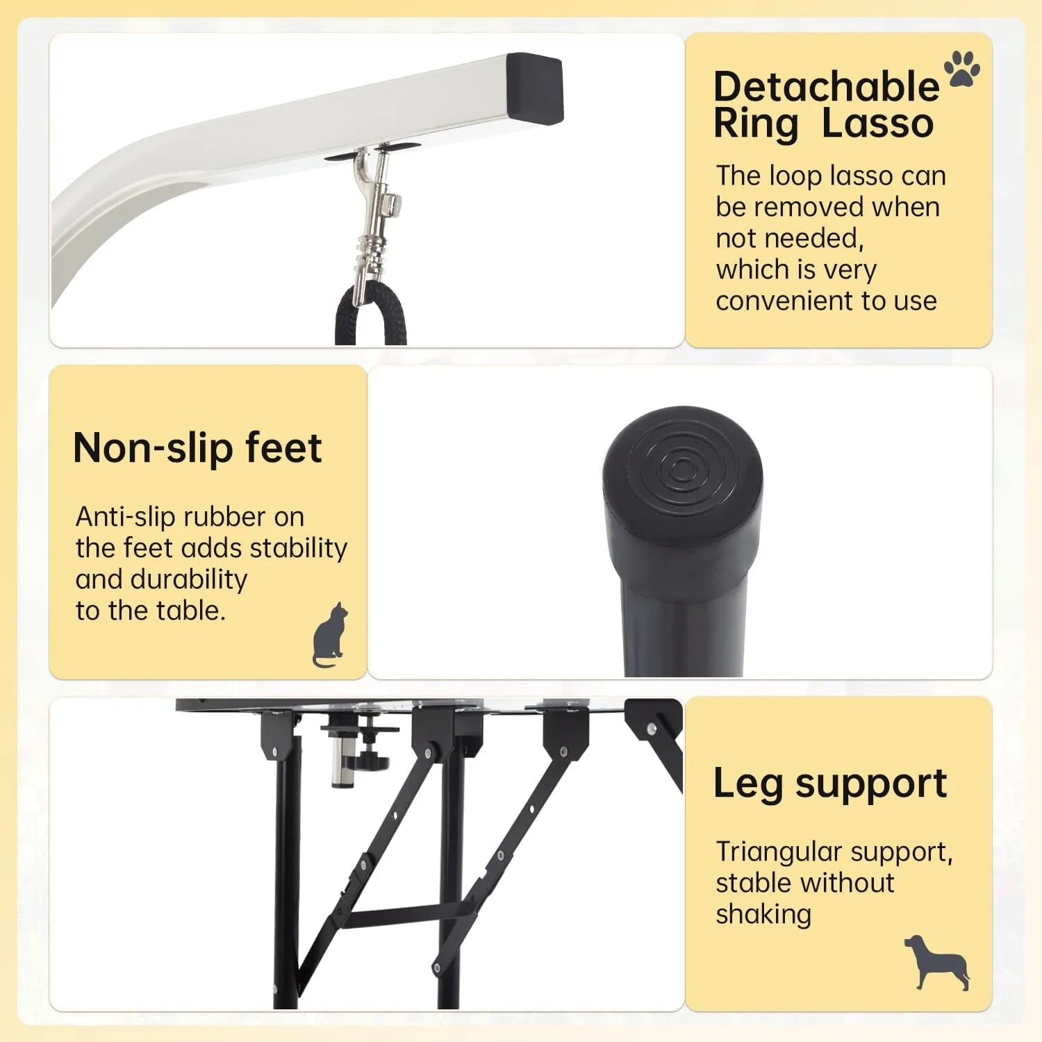 32in Foldable Adjustable Pet Grooming Table N7380