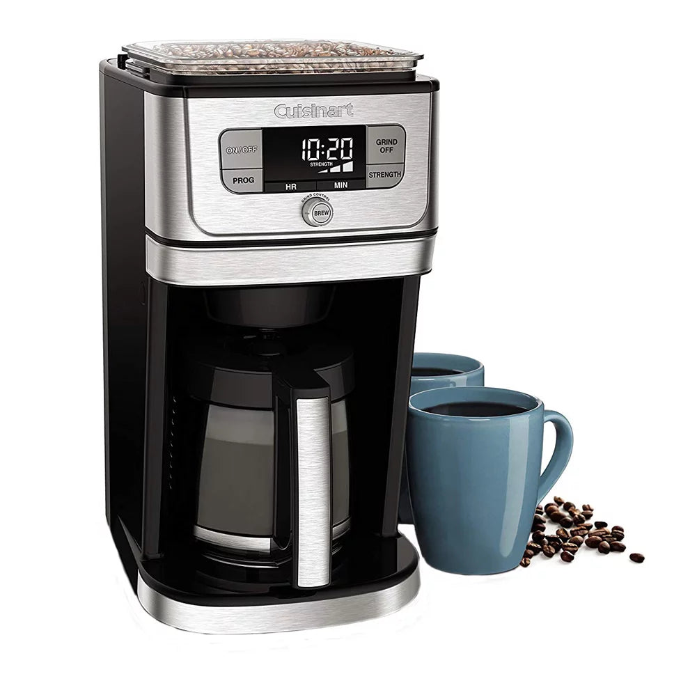 10 Cup Burr Coffeemaker, Silver P216