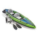 Inflatable Kayak with PVC, Adjustable Seat with Backrest, Removable Skeg, Cargo Storage Net P31301