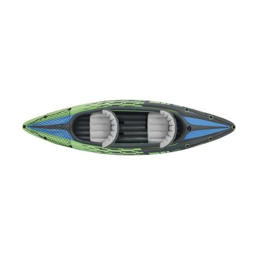 Inflatable Kayak with PVC, Adjustable Seat with Backrest, Removable Skeg, Cargo Storage Net P31301
