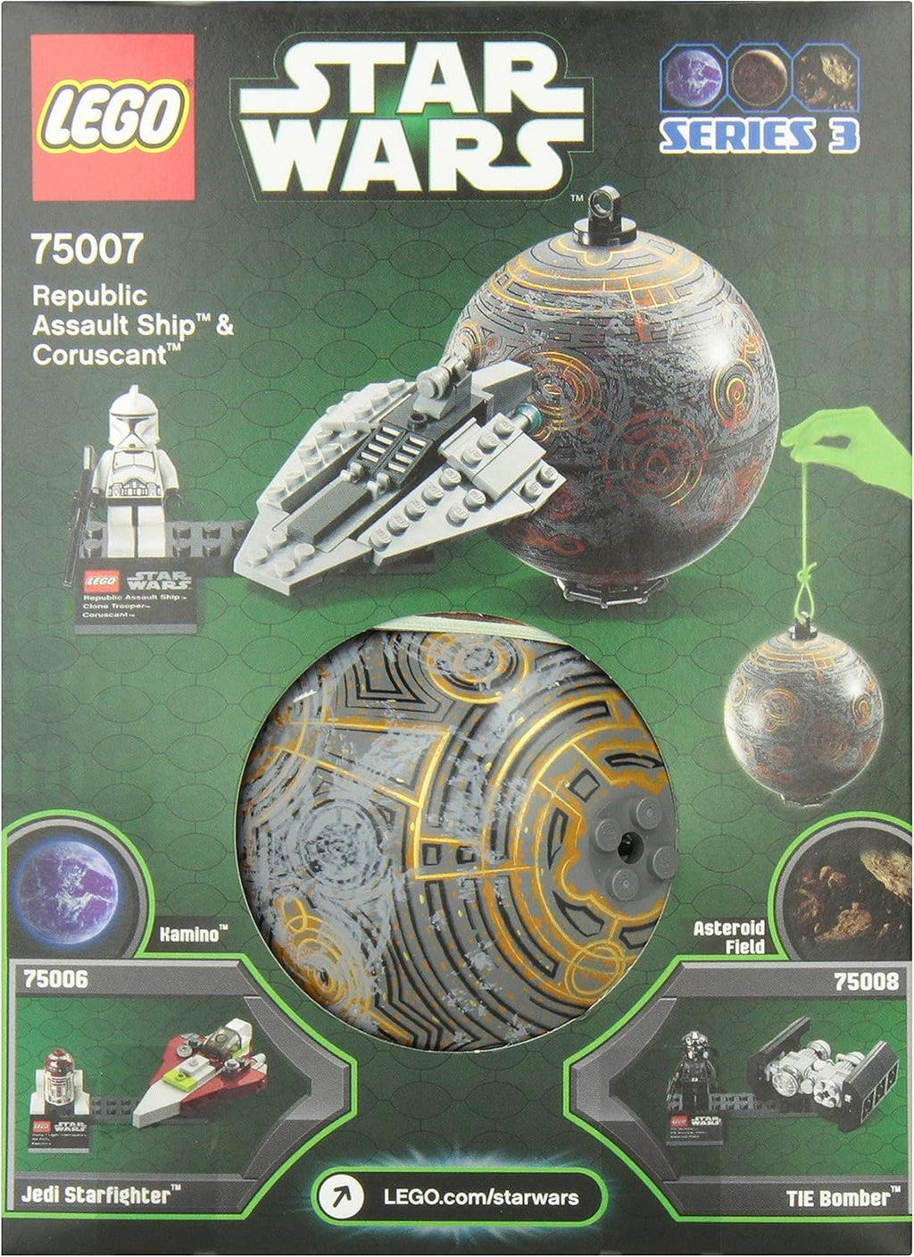 Republic Assault Ship and Coruscant U790222